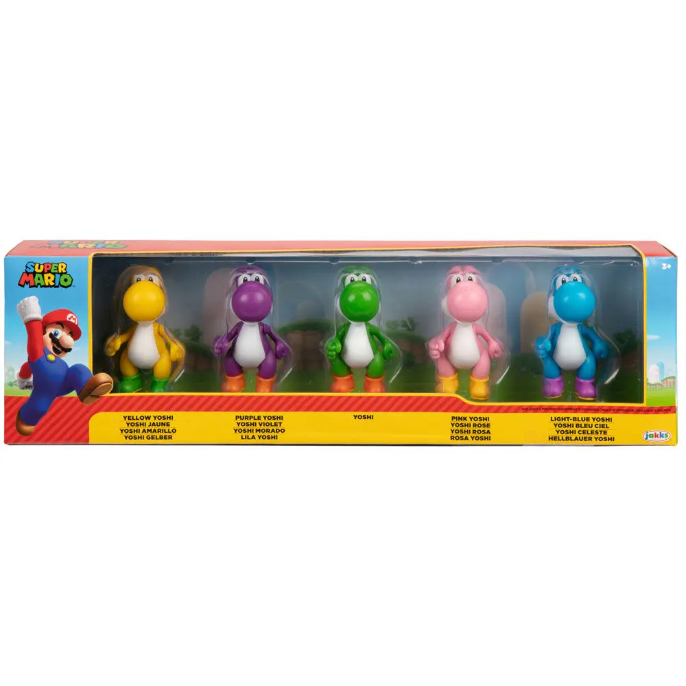 Super Mario Bros Yoshi 5db-os figura csomag termékfotó