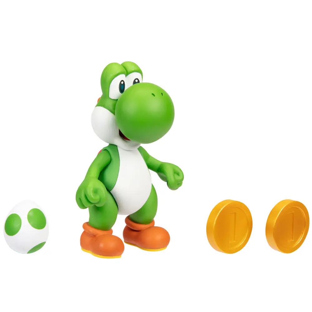 Super Mario Bros Yoshi Gold figura 10cm termékfotó