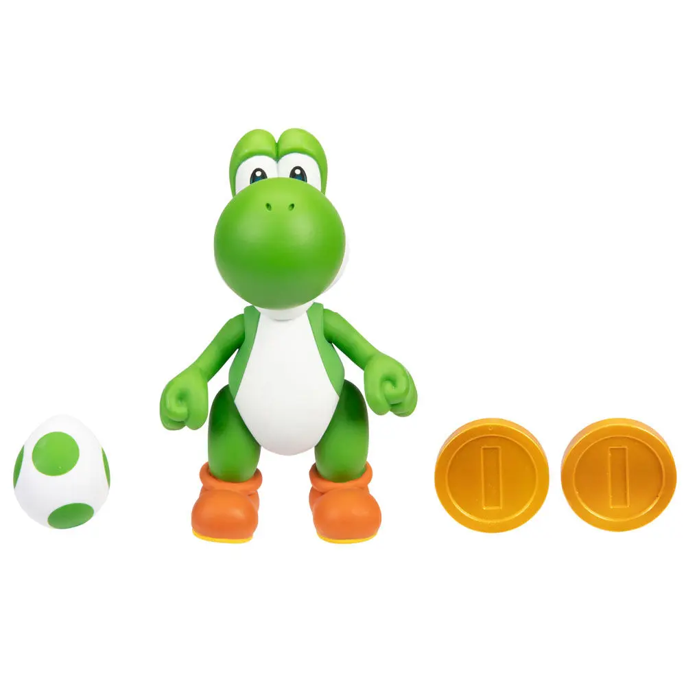 Super Mario Bros Yoshi Gold figura 10cm termékfotó