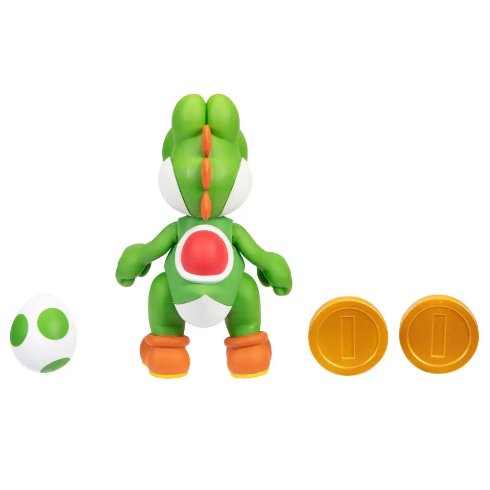 Super Mario Bros Yoshi Gold figura 10cm termékfotó