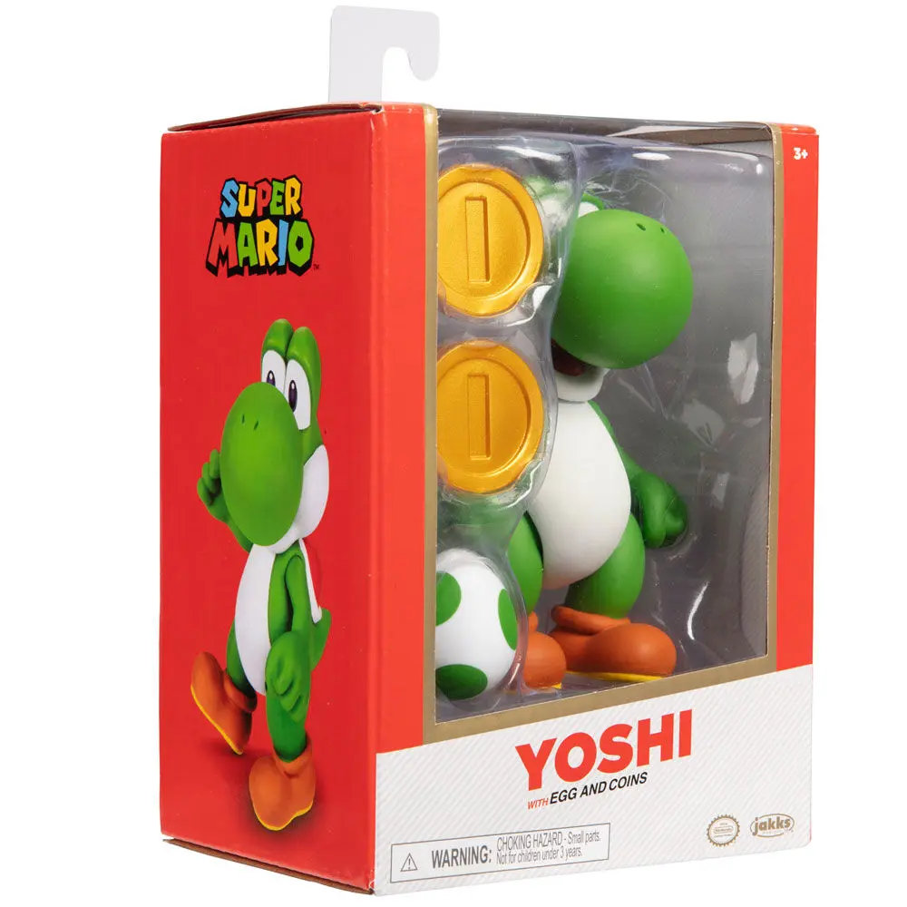 Super Mario Bros Yoshi Gold figura 10cm termékfotó
