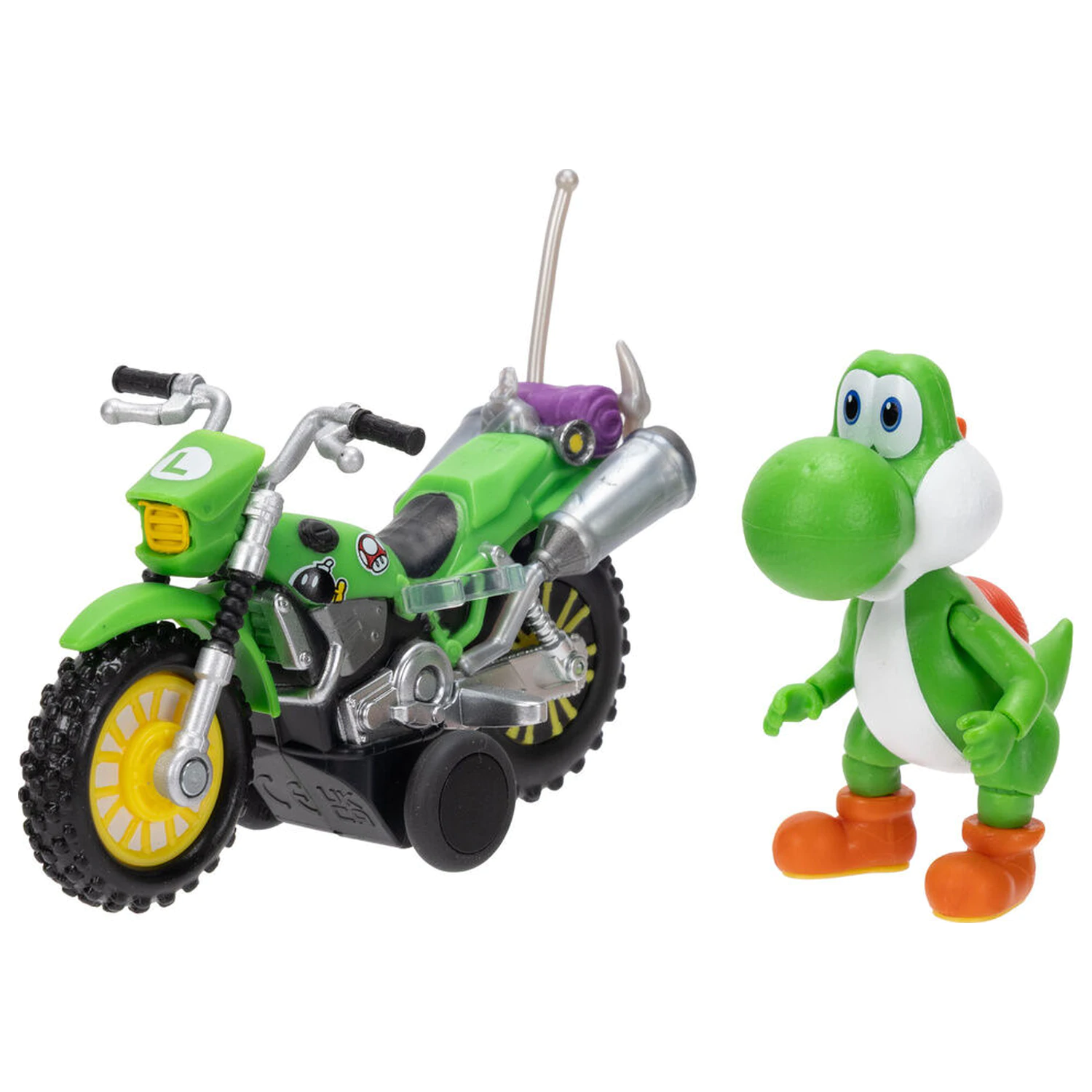 Super Mario figura és motor játékszett - Yoshi  termékfotó