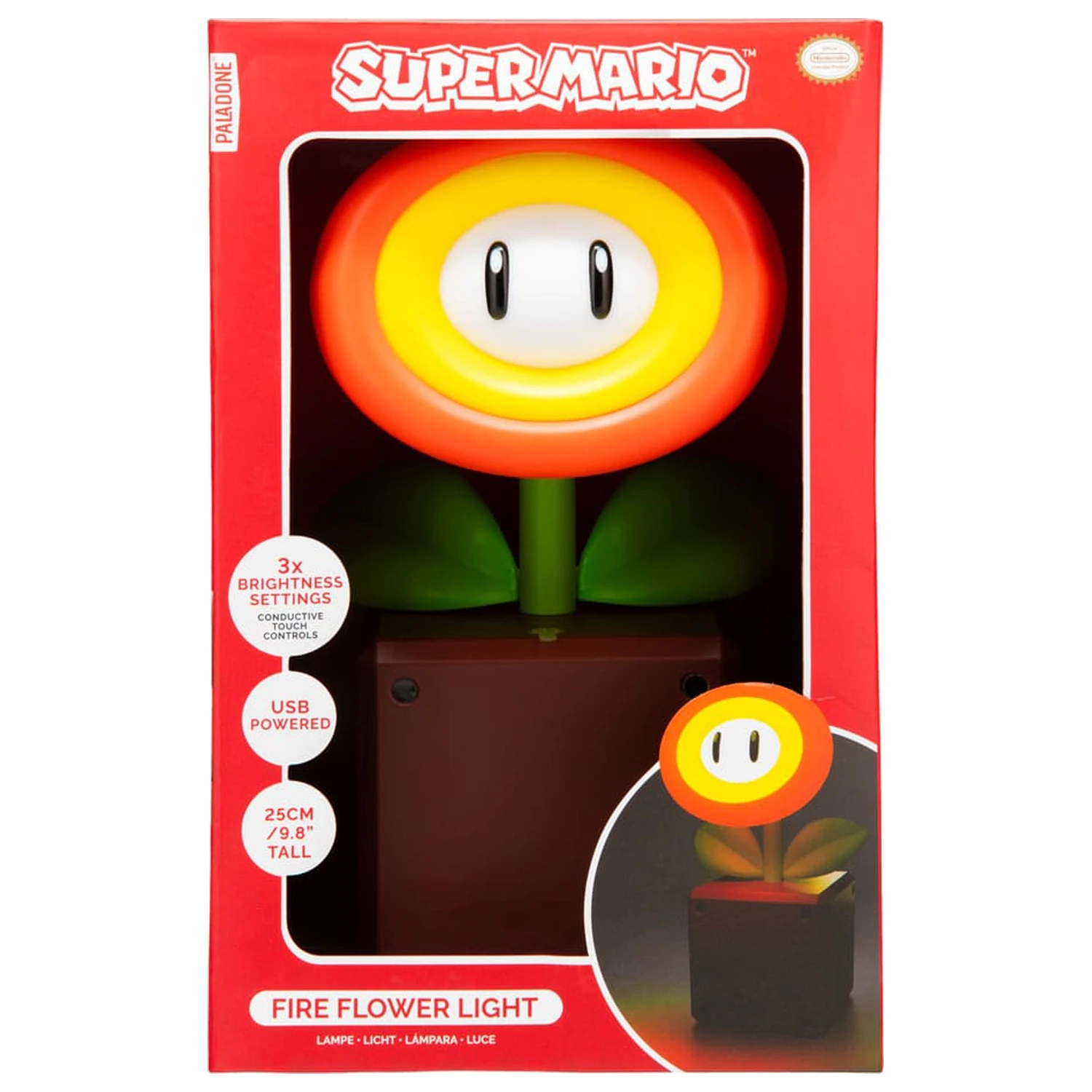 Super Mario Fire Flower lámpa termékfotó