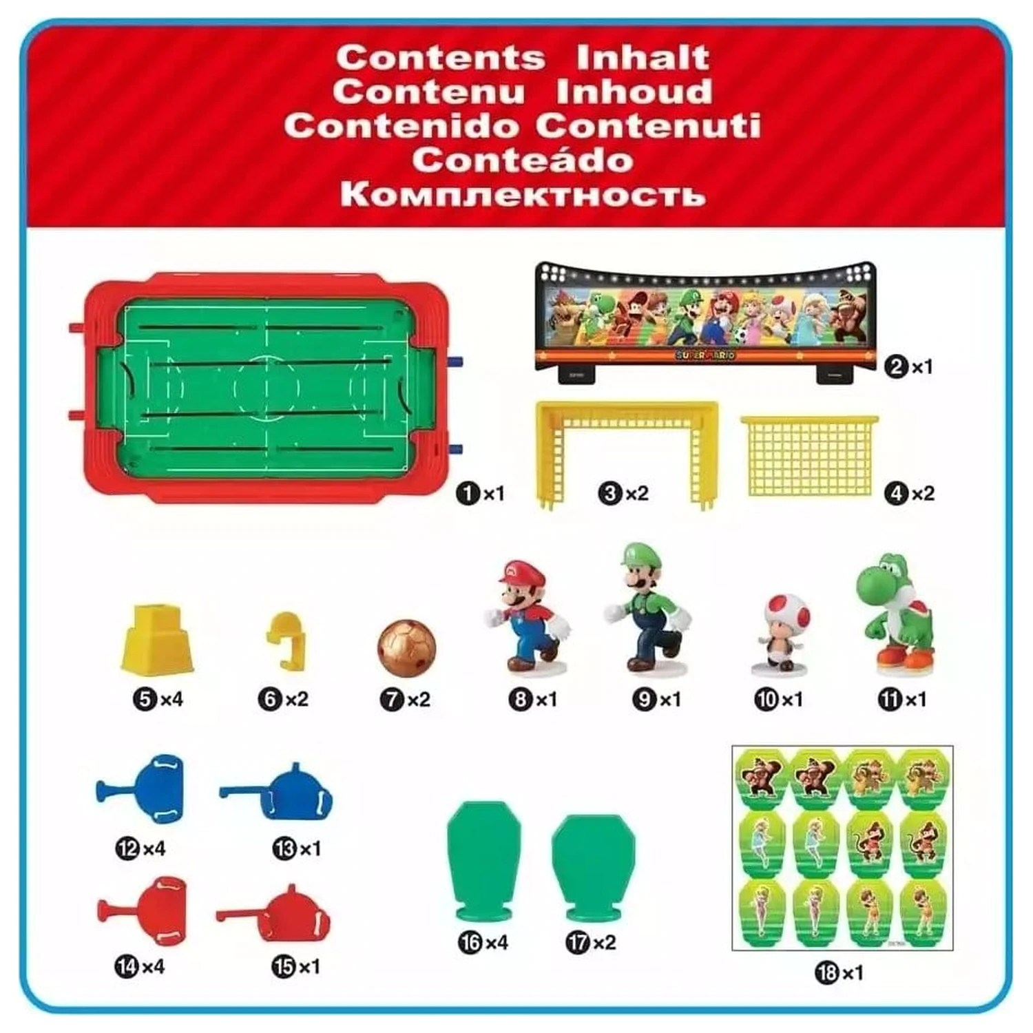 Super Mario Football Striker társasjáték termékfotó