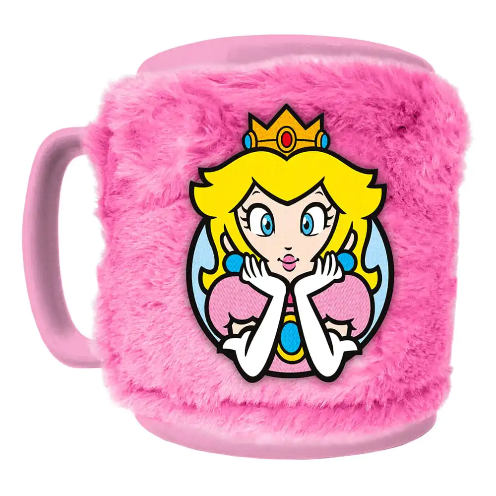 Super Mario Princess Peach bögre plüss borítással  termékfotó