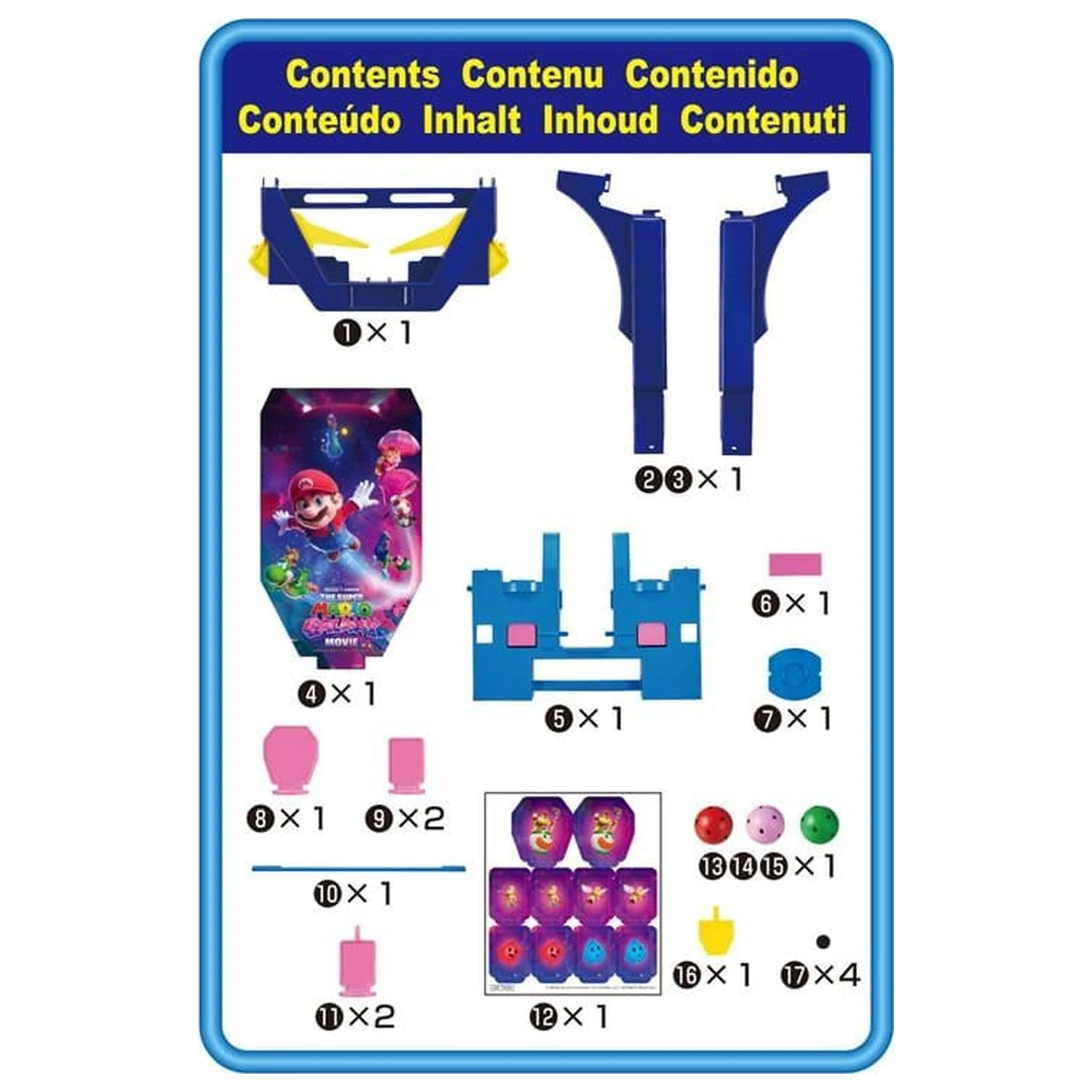 Super Mario Galaxy Movie Battle Pinball társasjáték termékfotó