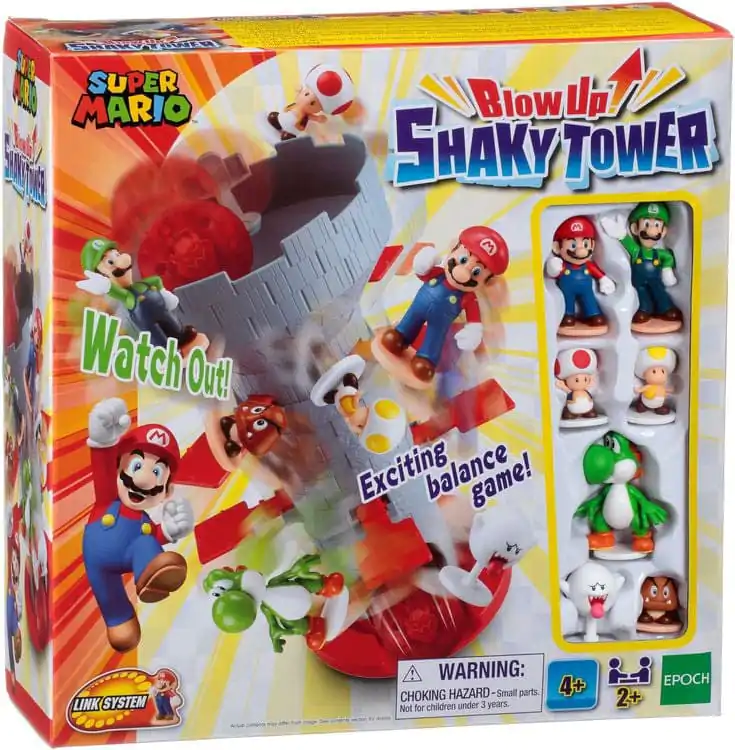 Super Mario game Blow Up! Shaky Tower társasjáték  termékfotó