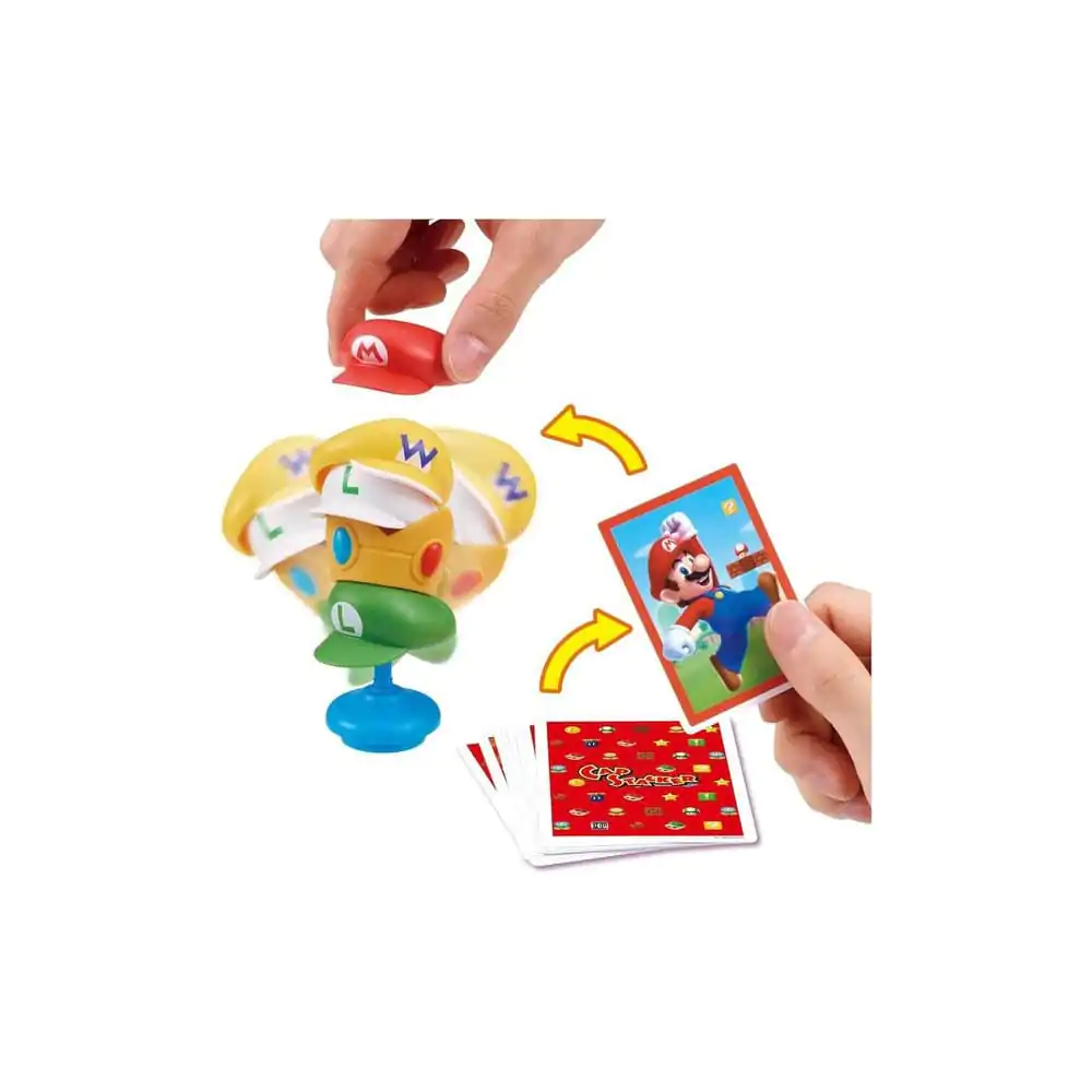 Super Mario game Cap Stacker társasjáték termékfotó