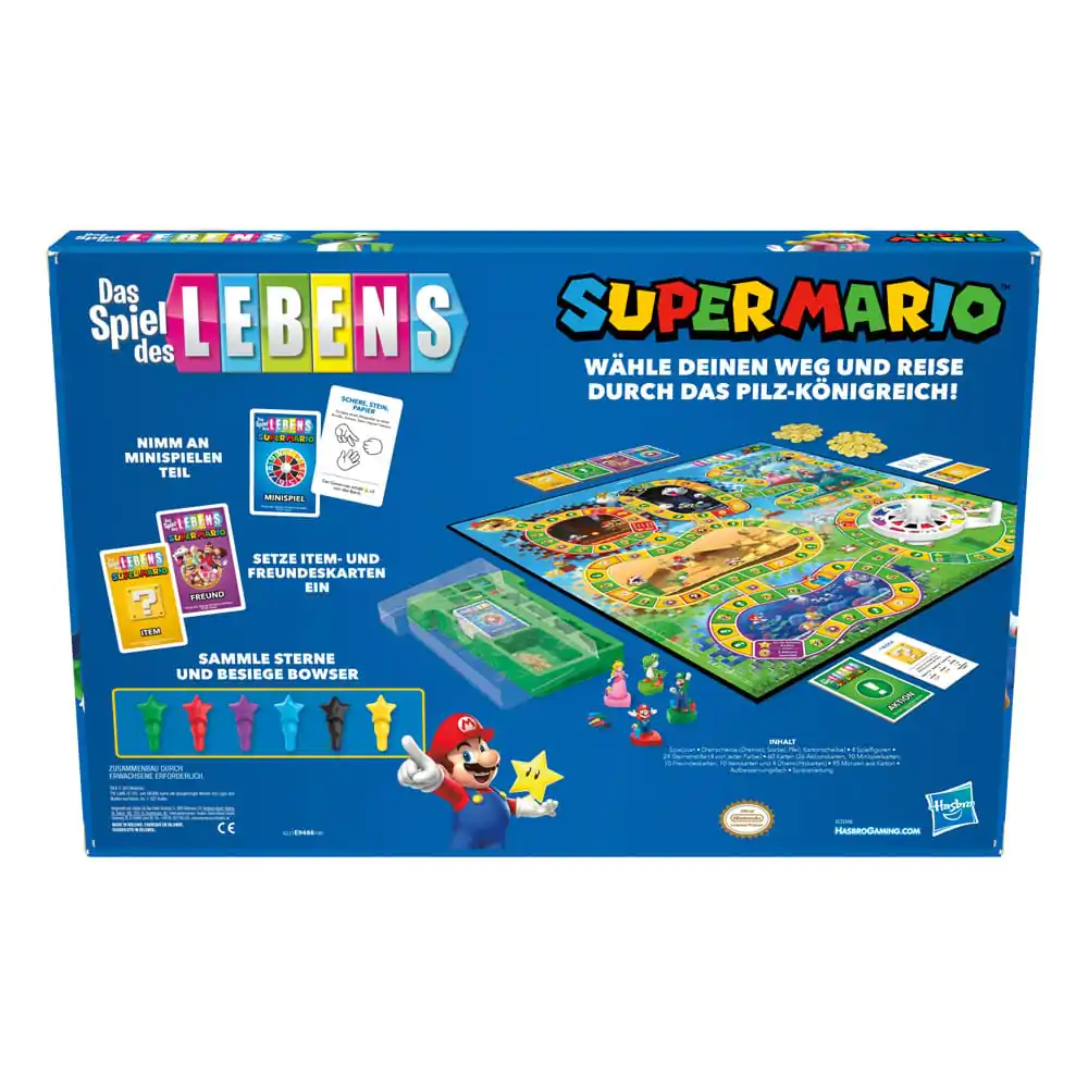 Super Mario Game of Life német nyelvű társasjáték termékfotó