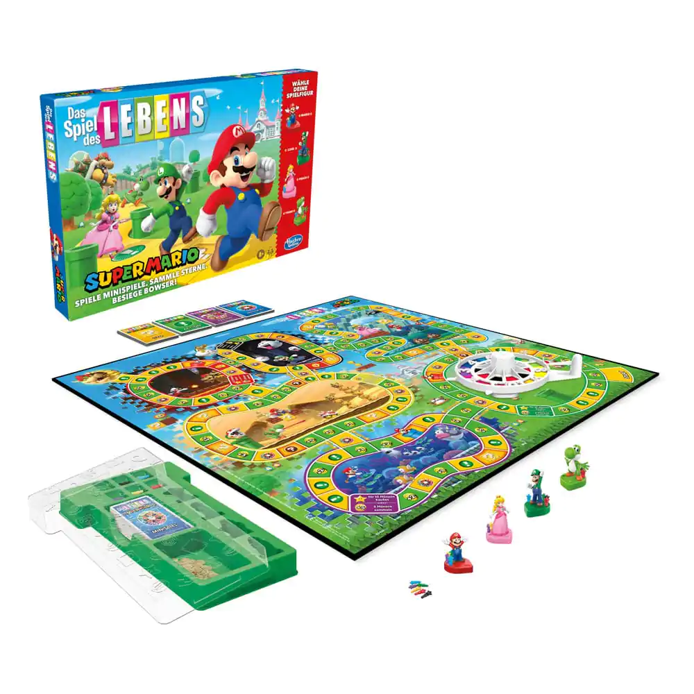 Super Mario Game of Life német nyelvű társasjáték termékfotó