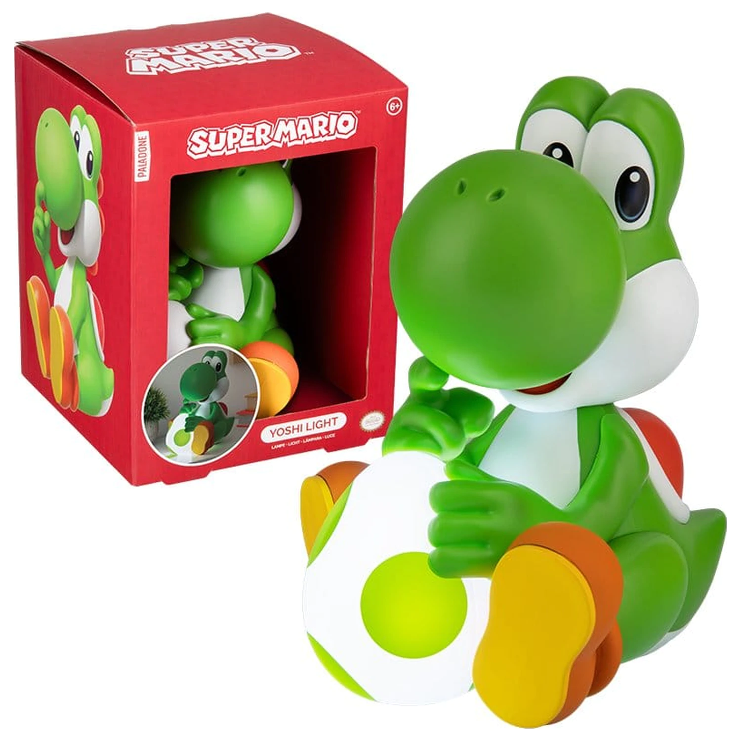 Super Mario GloBuddies Yoshi lámpa 18 cm termékfotó