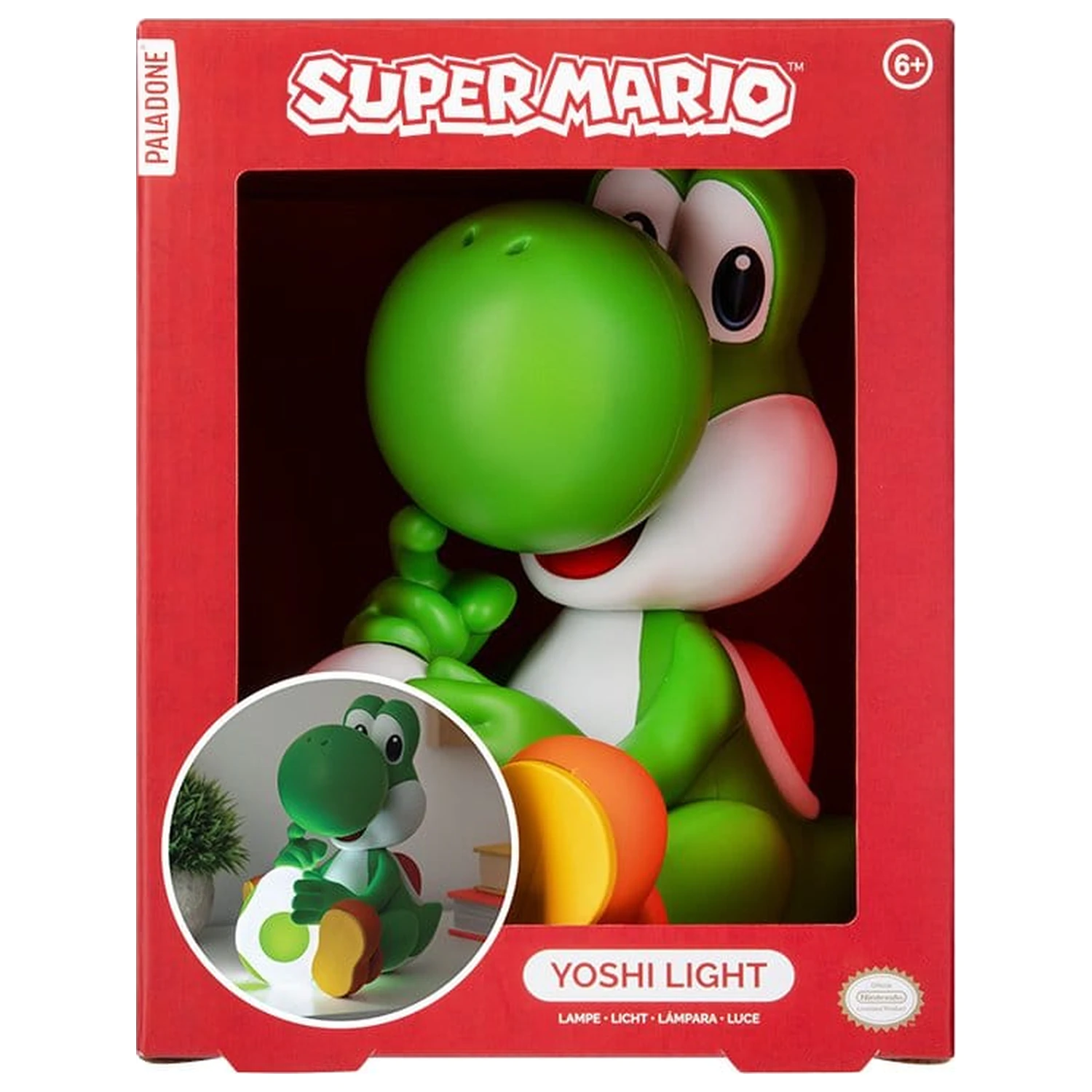 Super Mario GloBuddies Yoshi lámpa 18 cm termékfotó