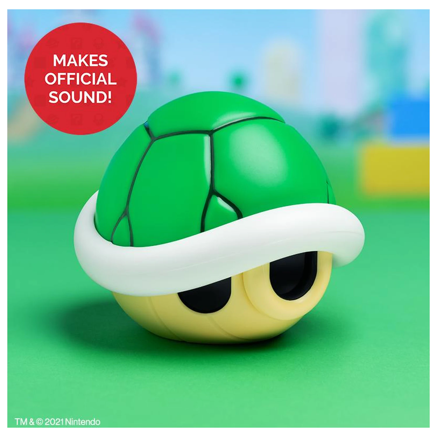 Super Mario Green Shell dekoratív lámpa hanggal 15cm termékfotó