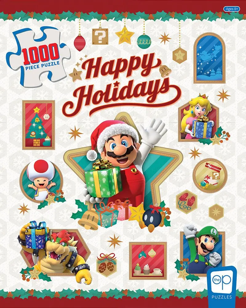 Super Mario Happy Holidays puzzle (1000 darab) termékfotó