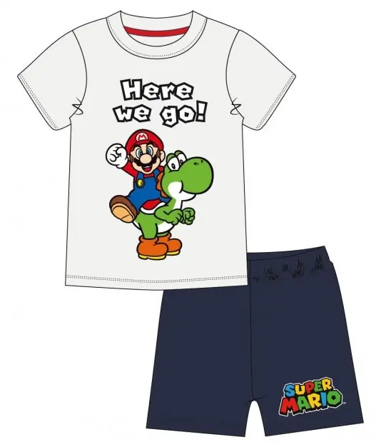 Super Mario Here we go rövid gyerek pizsama, szabadidőruha termékfotó