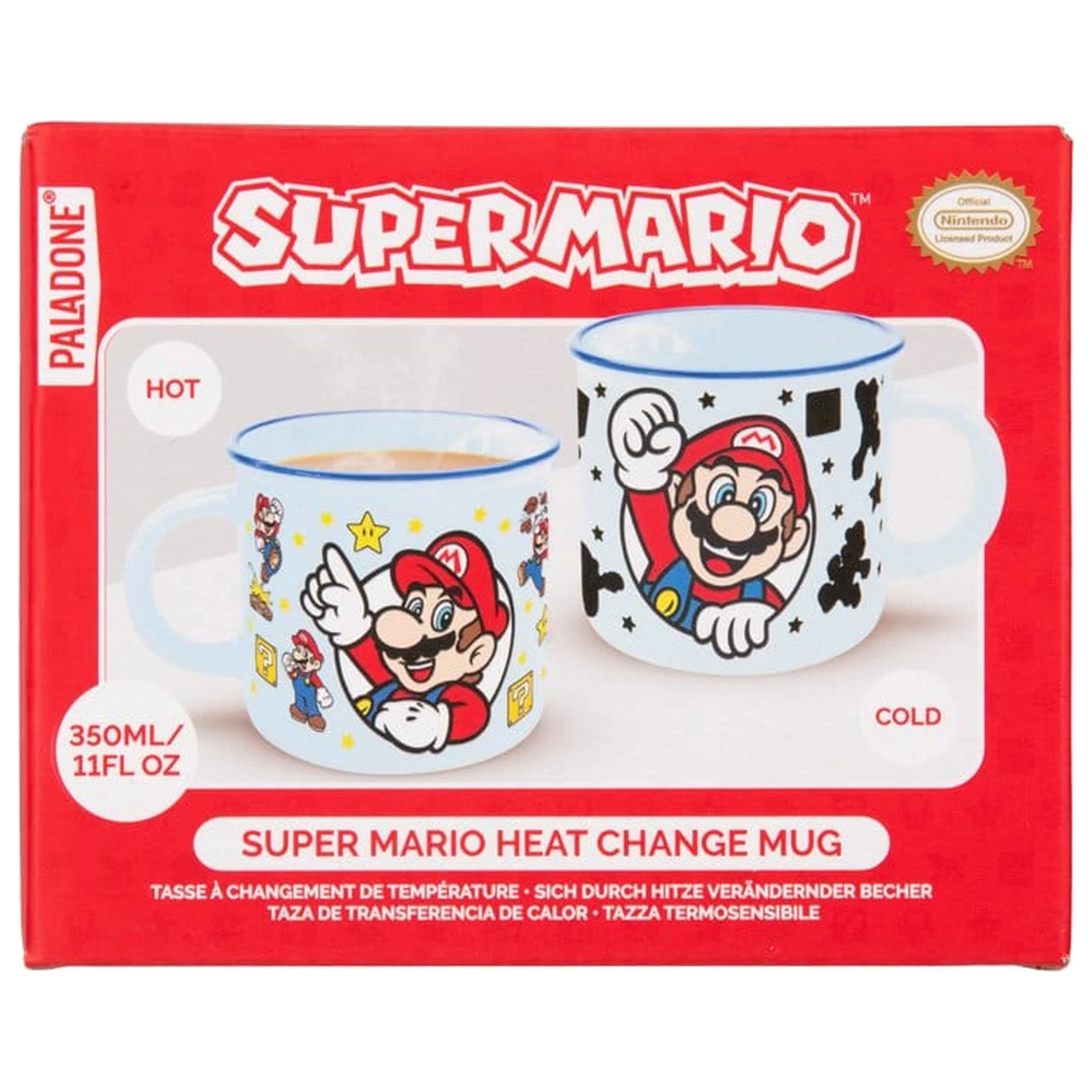 Super Mario hőre változó bögre  termékfotó