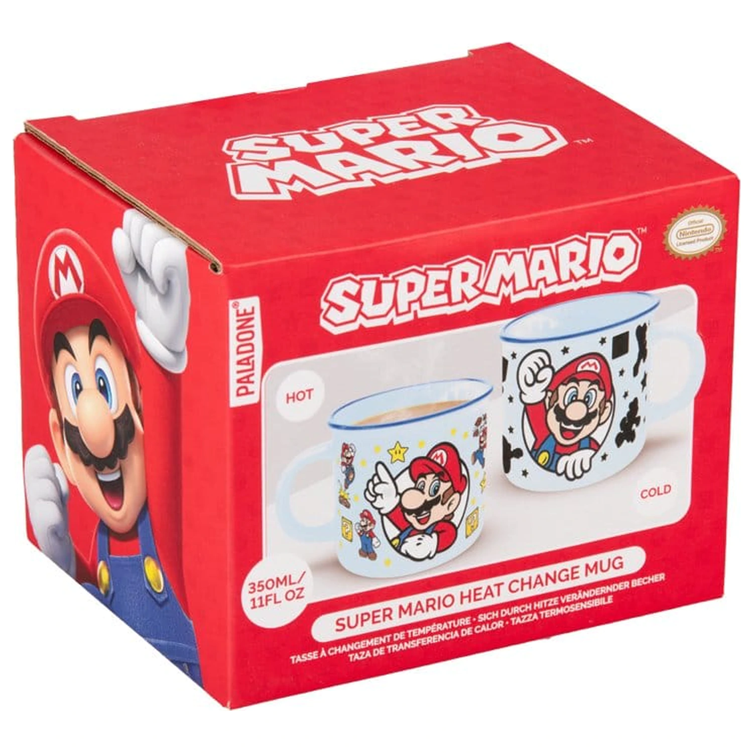 Super Mario hőre változó bögre  termékfotó