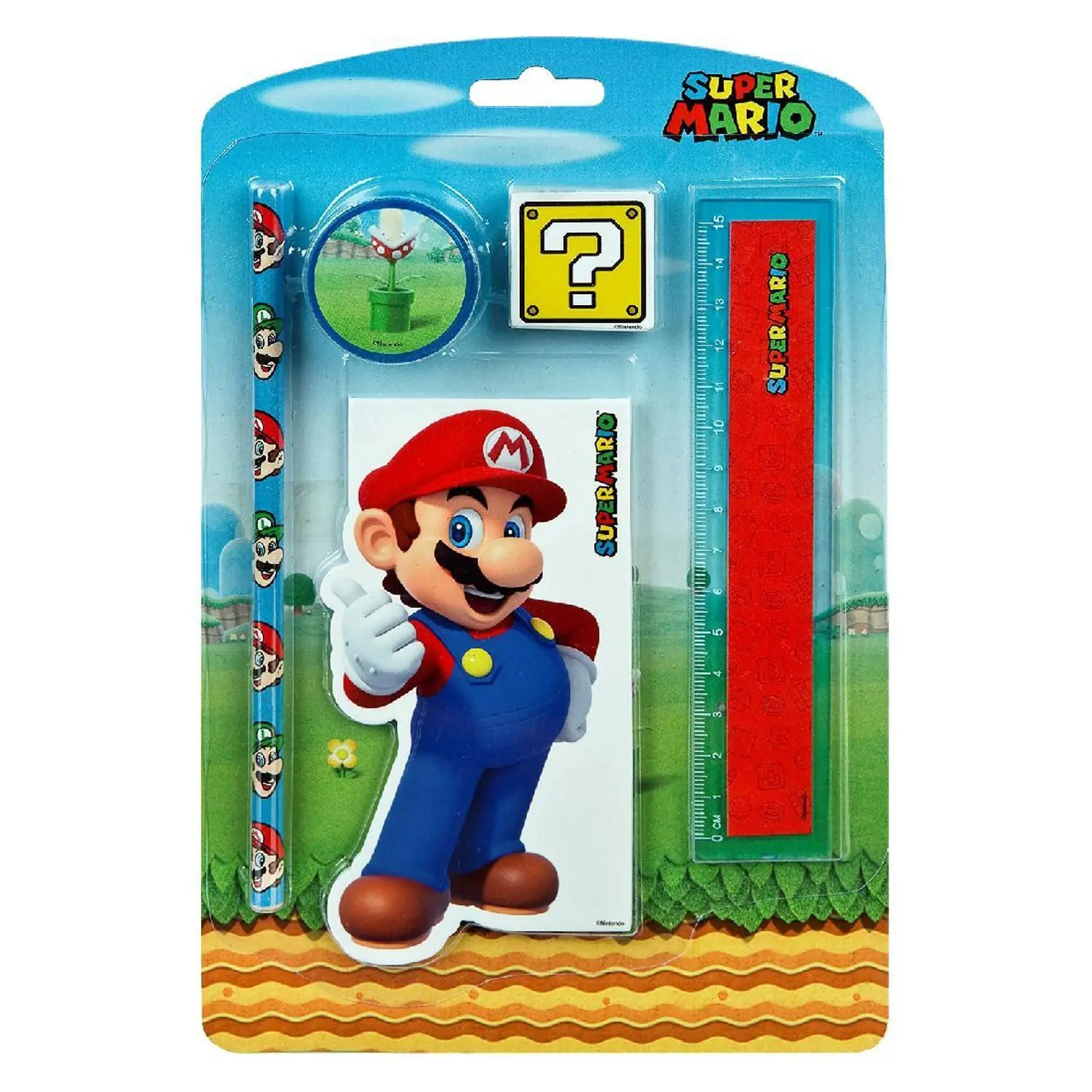 Super Mario írószer szett (5 db-os) termékfotó