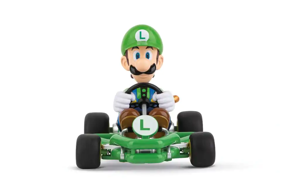 Super Mario Kart 1/18 2.4GHz Pipe Kart Luigi távirányítós autó  termékfotó