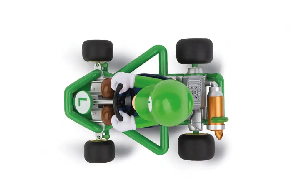Super Mario Kart 1/18 2.4GHz Pipe Kart Luigi távirányítós autó  termékfotó