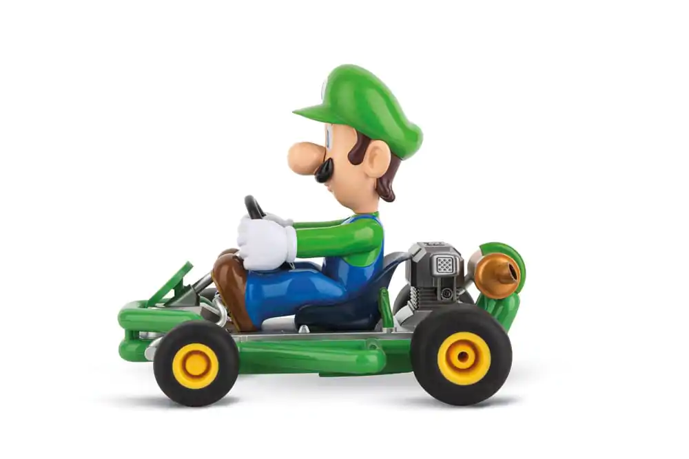 Super Mario Kart 1/18 2.4GHz Pipe Kart Luigi távirányítós autó  termékfotó