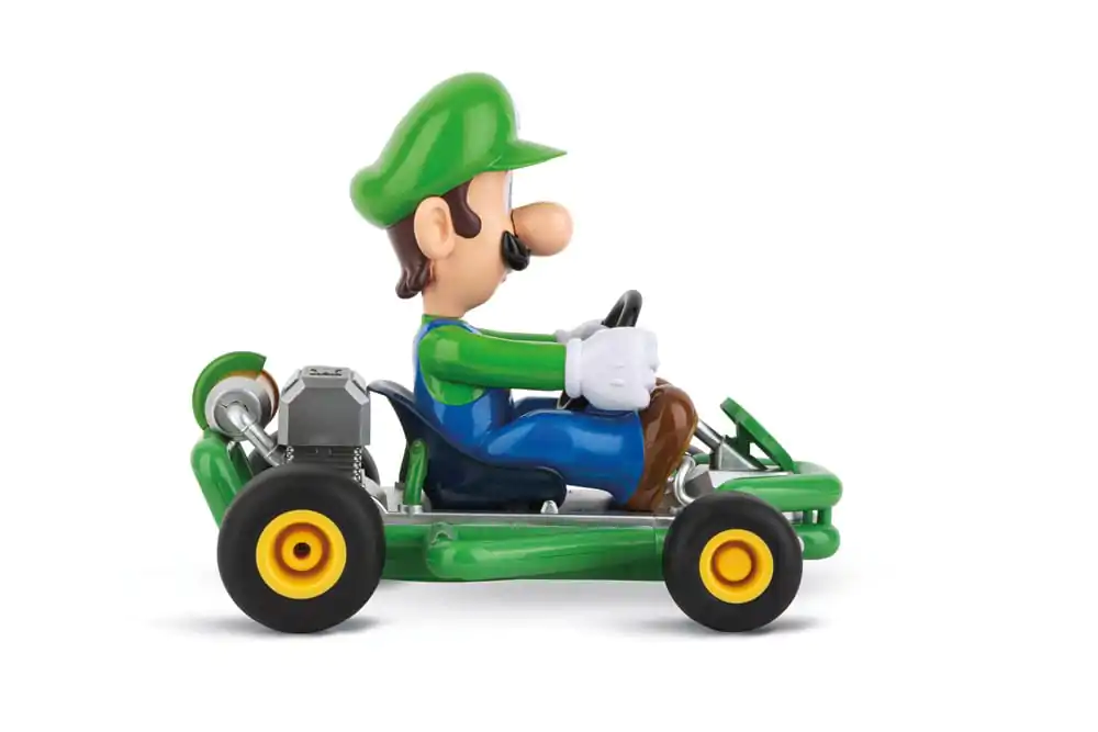Super Mario Kart 1/18 2.4GHz Pipe Kart Luigi távirányítós autó  termékfotó