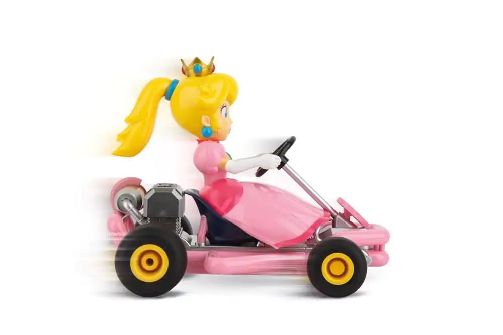 Super Mario Kart 1/18 2.4GHz Pipe Kart Peach távirányítós autó termékfotó