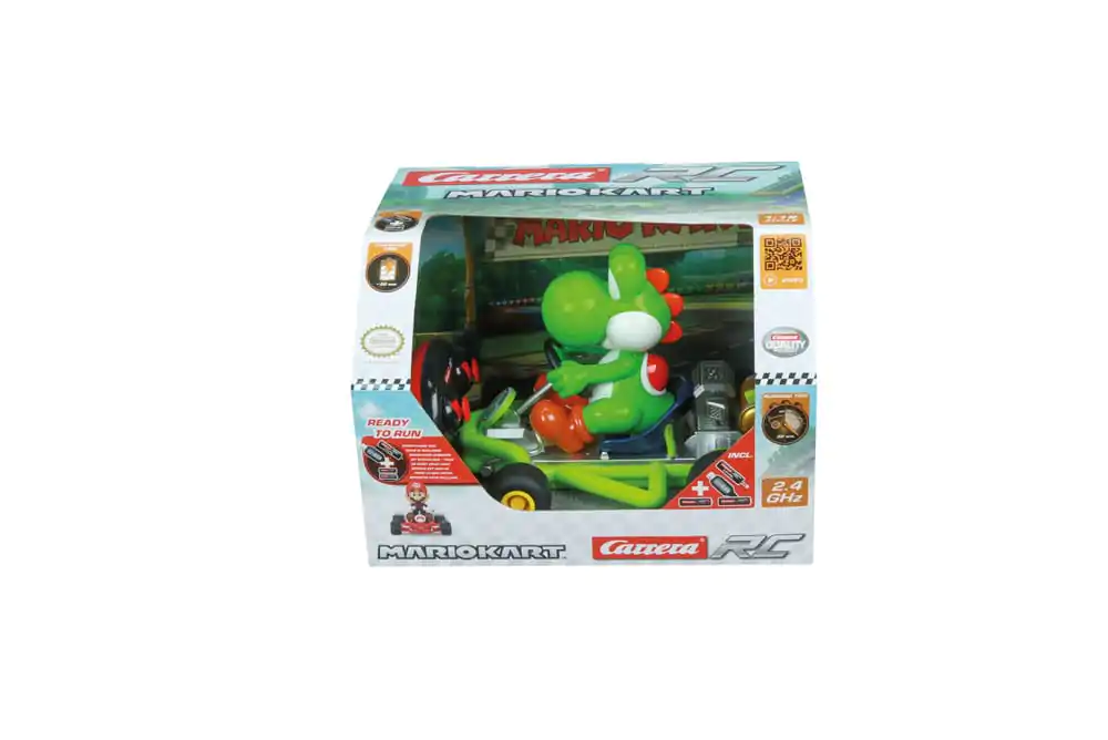 Super Mario Kart 1/18 2.4GHz Pipe Kart Yoshi távirányítós autó termékfotó