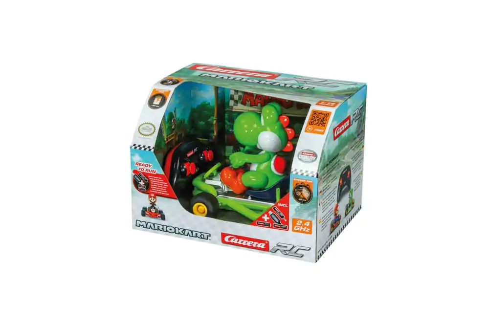 Super Mario Kart 1/18 2.4GHz Pipe Kart Yoshi távirányítós autó termékfotó