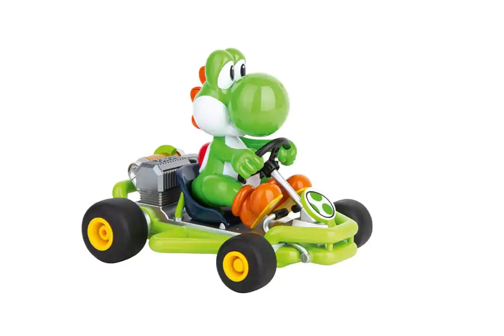 Super Mario Kart 1/18 2.4GHz Pipe Kart Yoshi távirányítós autó termékfotó