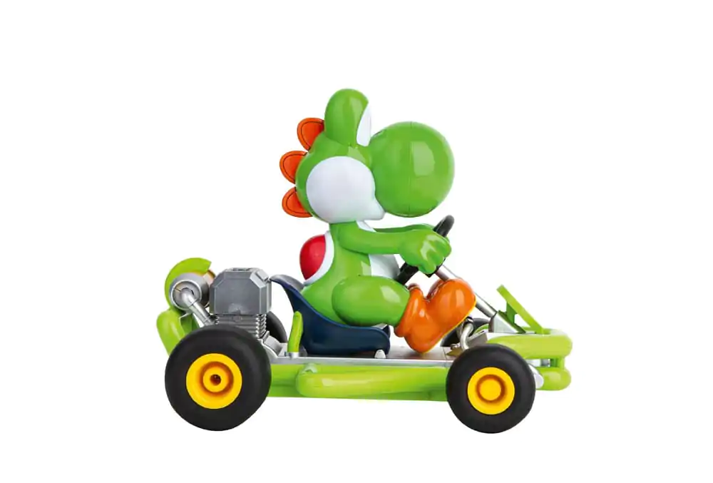 Super Mario Kart 1/18 2.4GHz Pipe Kart Yoshi távirányítós autó termékfotó