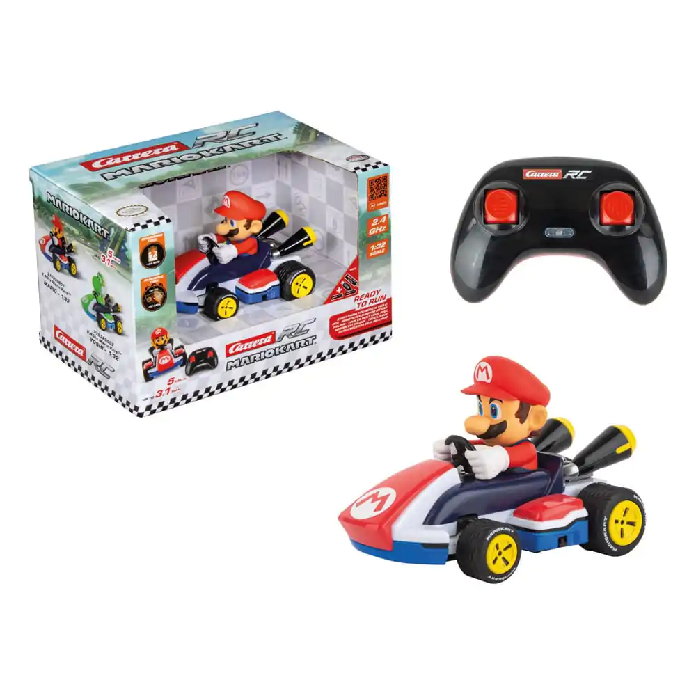 Super Mario Kart 1/32 2.4GHz Mario távirányítós autó  termékfotó