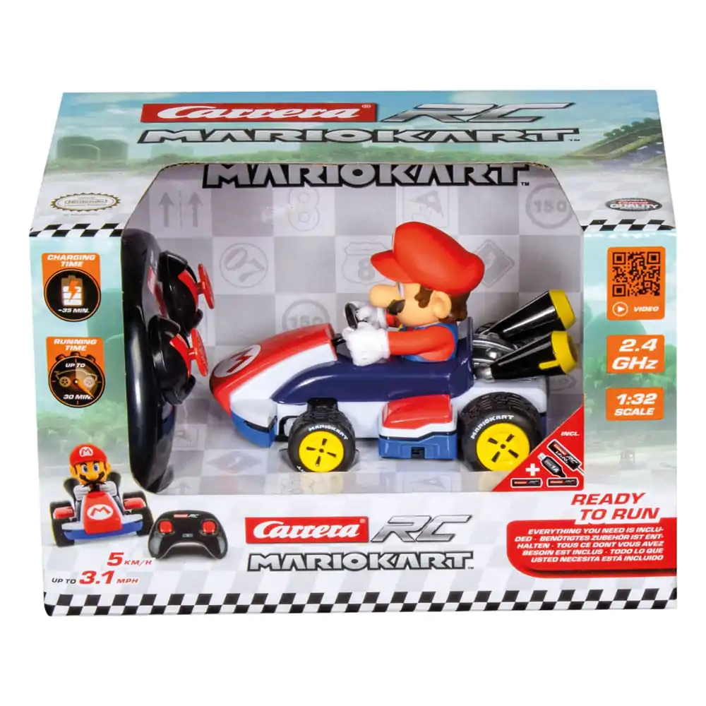 Super Mario Kart 1/32 2.4GHz Mario távirányítós autó  termékfotó