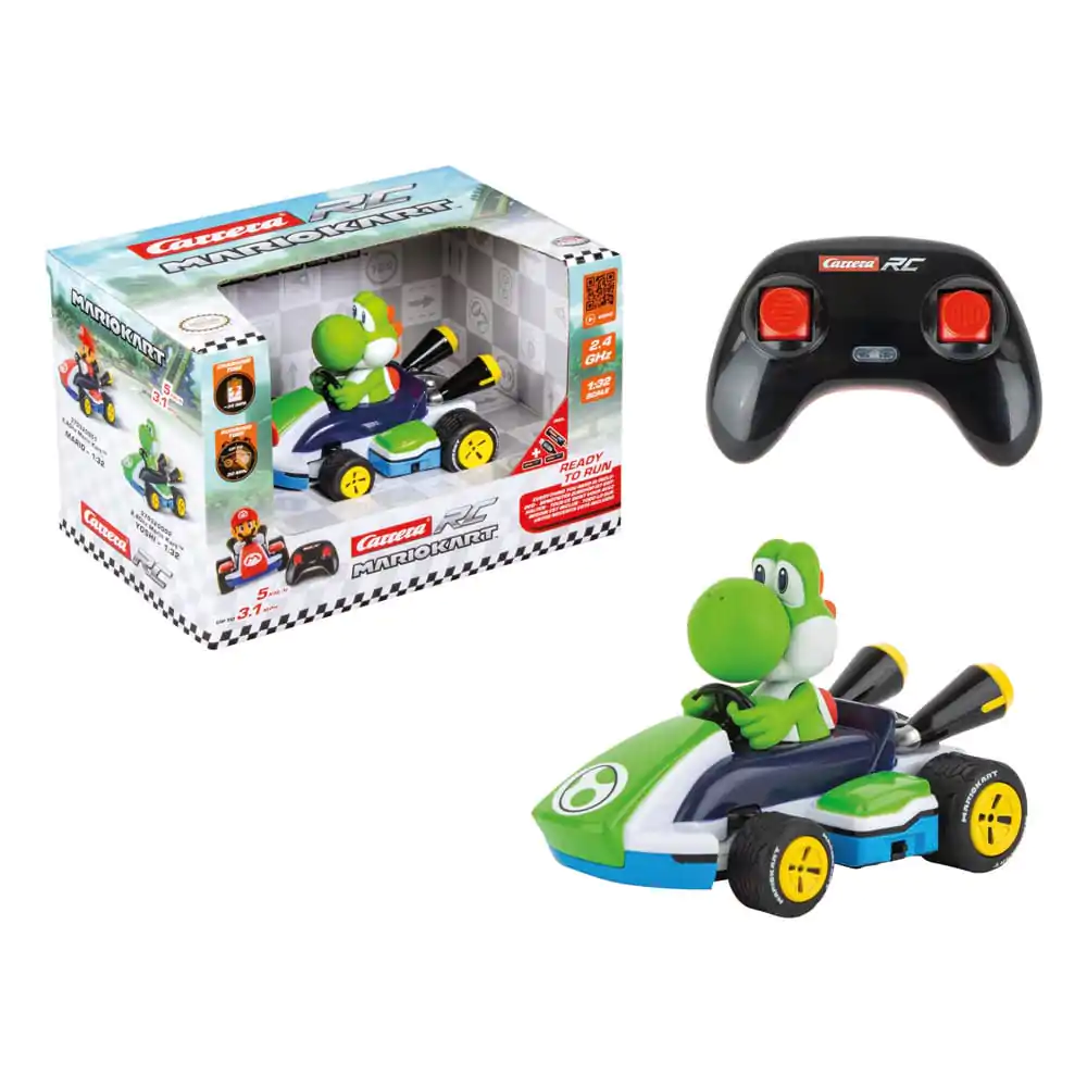 Super Mario Kart 1/32 2.4GHz Yoshi távirányítós autó termékfotó