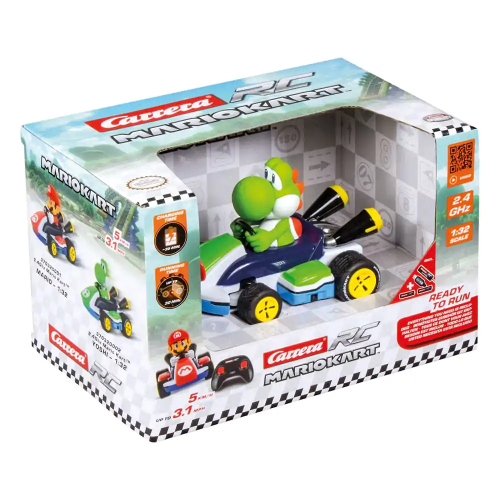 Super Mario Kart 1/32 2.4GHz Yoshi távirányítós autó termékfotó