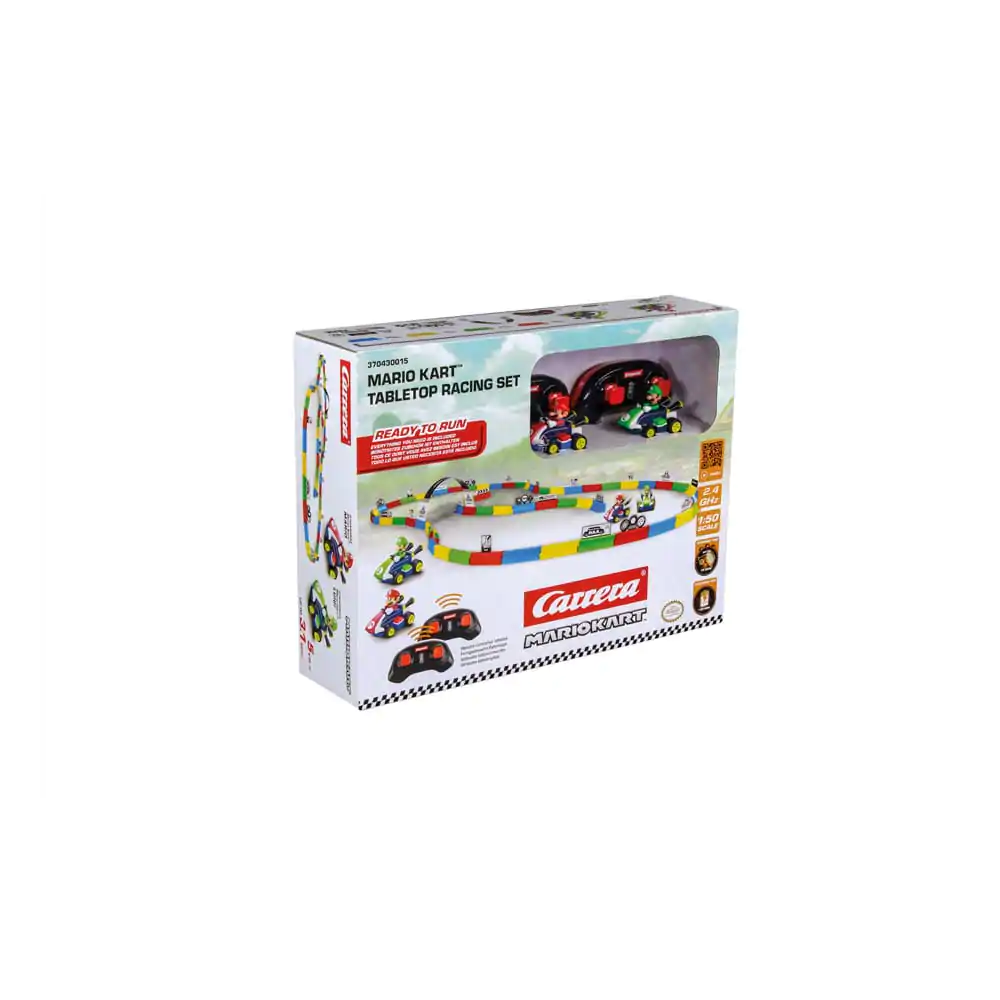 Super Mario Kart 1/43 2.4GHz Tabletop Racing Set Mario távirányítós autó készet termékfotó