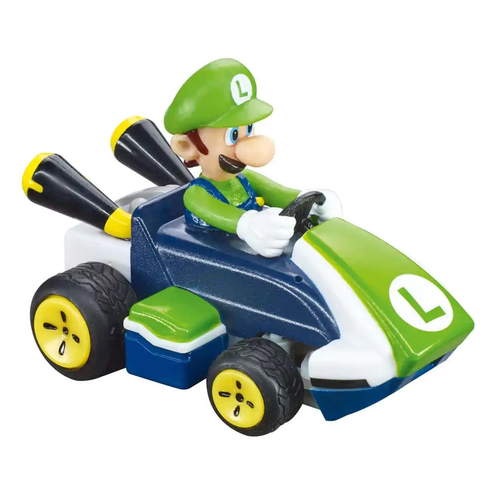Super Mario Kart 1/50 2.4GHz Mini Luigi távirányítós autó termékfotó