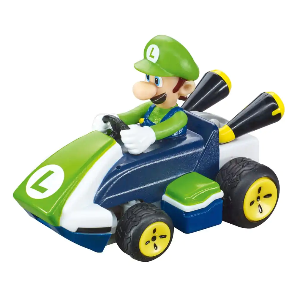 Super Mario Kart 1/50 2.4GHz Mini Luigi távirányítós autó termékfotó