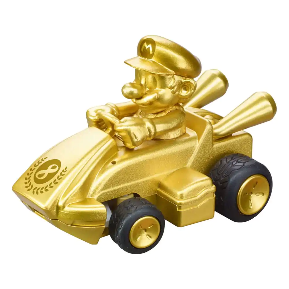 Super Mario Kart 1/50 2.4GHz Mini Mario Gold távirányítós autó  termékfotó