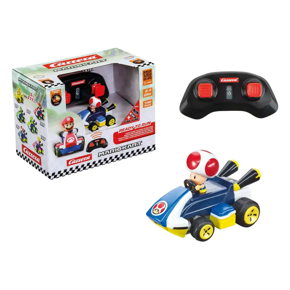 Super Mario Kart 1/50 2.4GHz Mini Toad távirányítós autó termékfotó