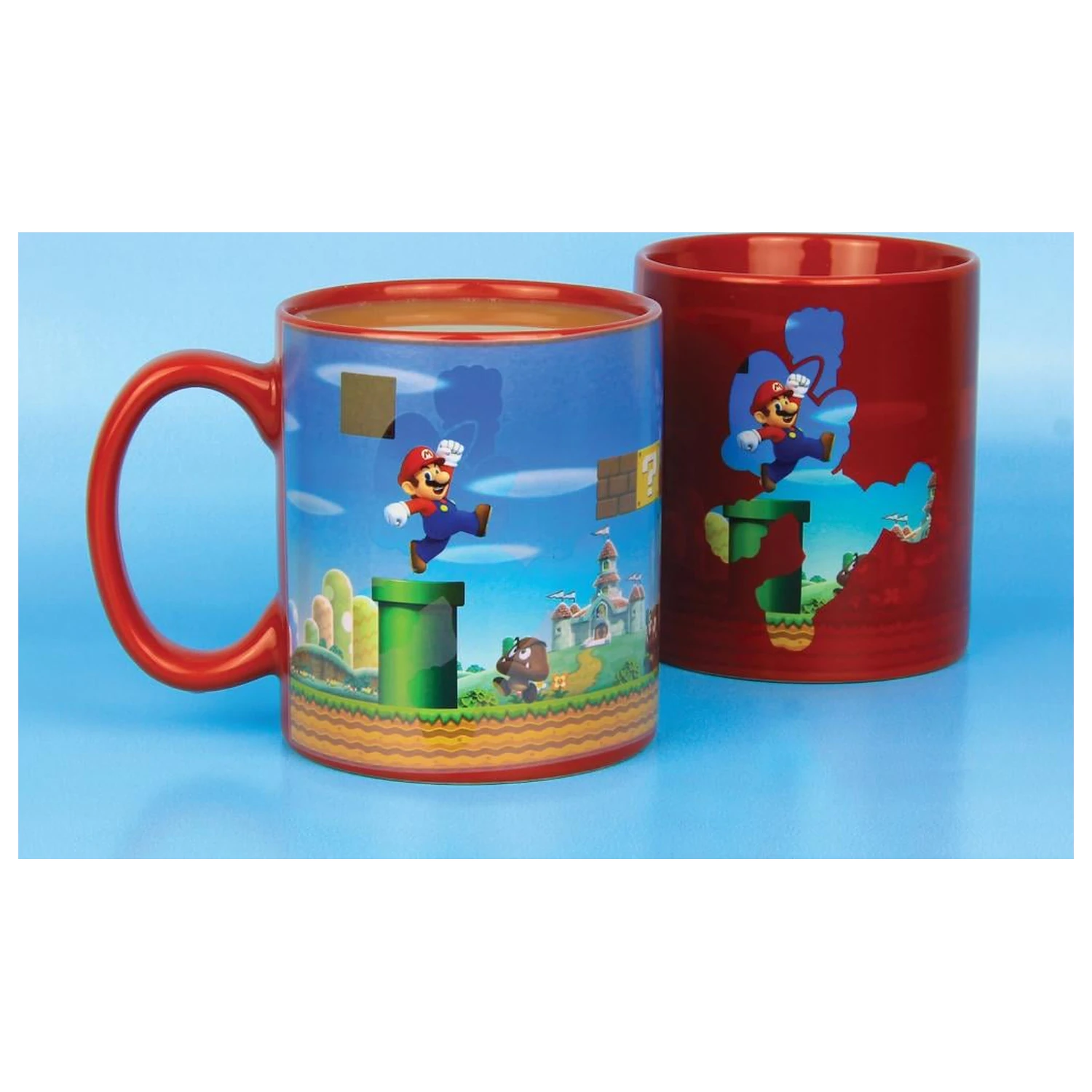 Super Mario Level hőre változó bögre termékfotó