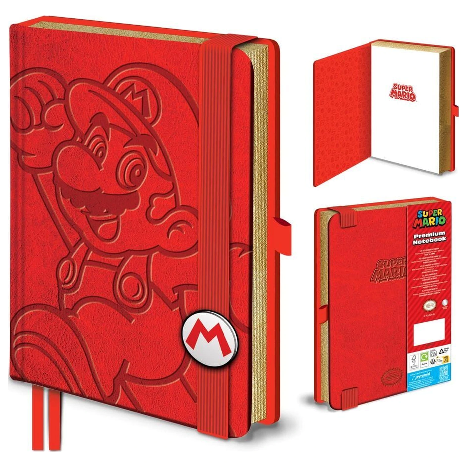 Super Mario - Mario A5 jegyzetfüzet termékfotó