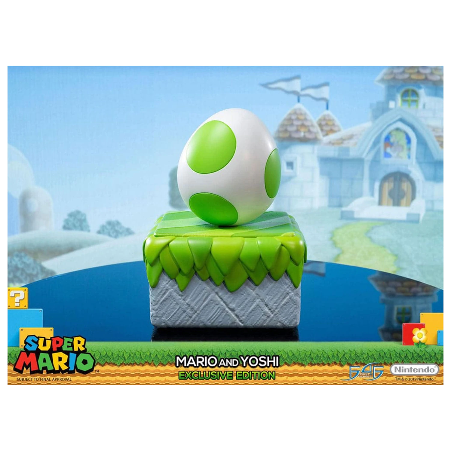 Super Mario Mario & Yoshi szobor figura 48 cm termékfotó