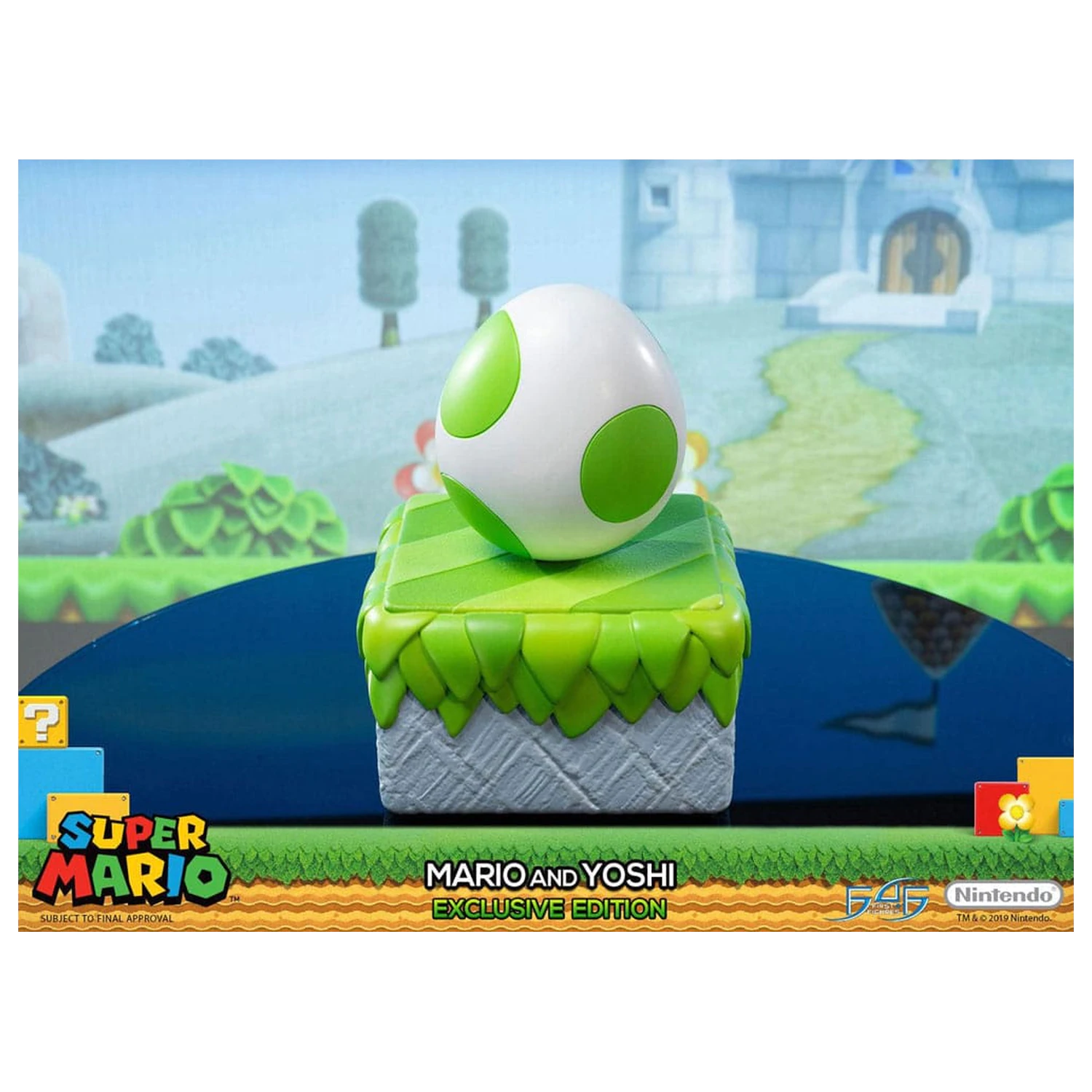 Super Mario Mario & Yoshi szobor figura 48 cm termékfotó