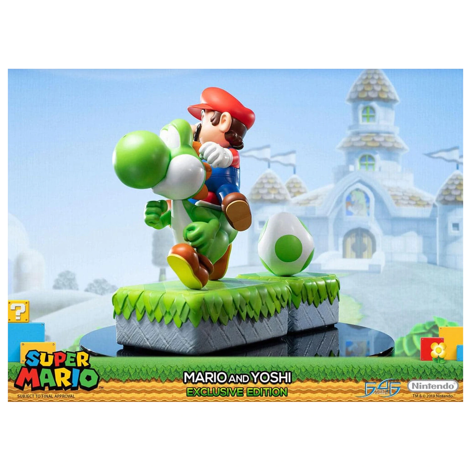 Super Mario Mario & Yoshi szobor figura 48 cm termékfotó