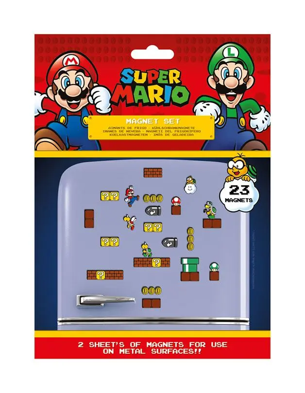 Super Mario Mushroom Kingdom hűtőmágnes termékfotó