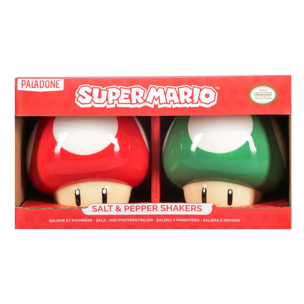 Super Mario Salt and Pepper Shakers Mushroom termékfotó