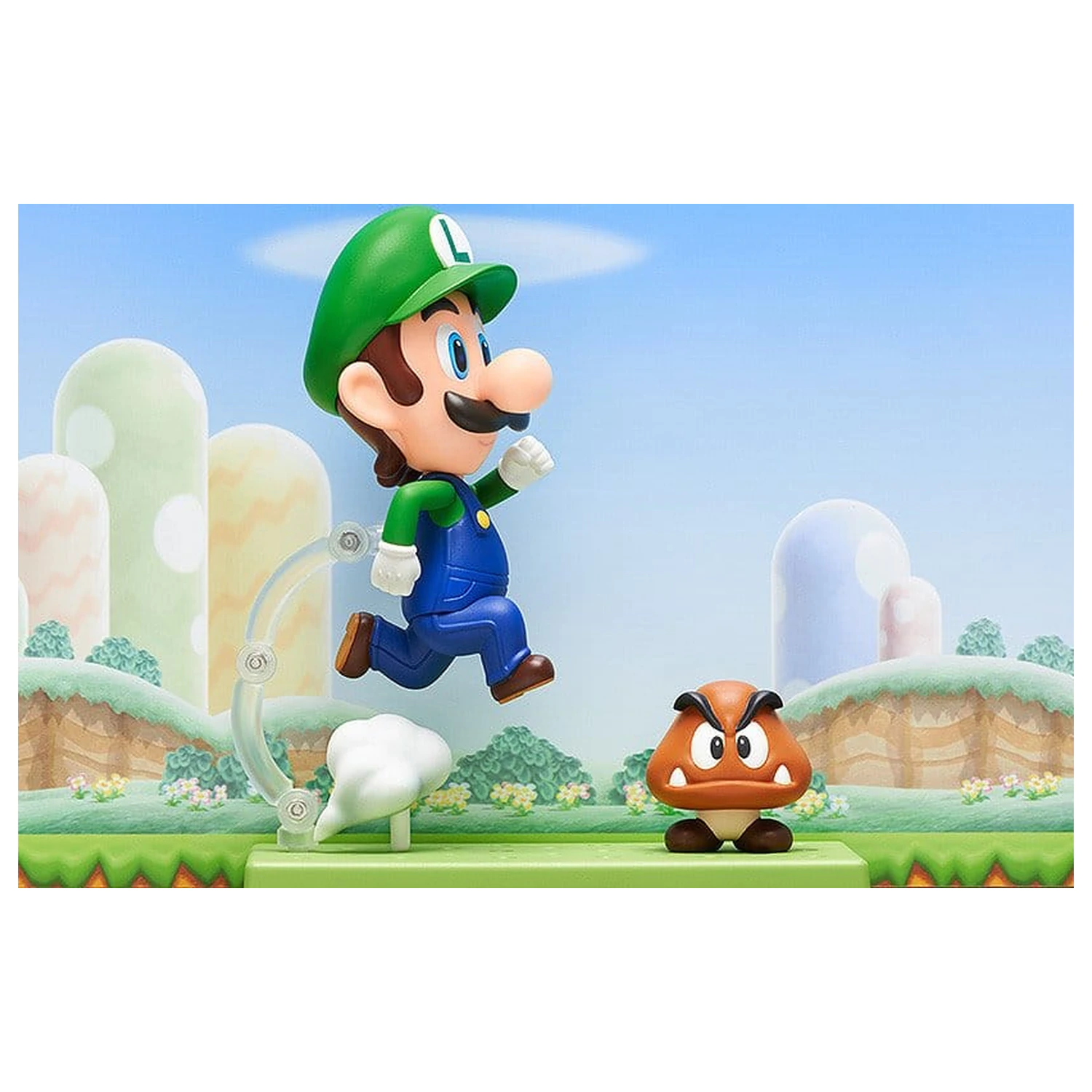 Super Mario Nendoroid akciófigura Luigi 10cm termékfotó