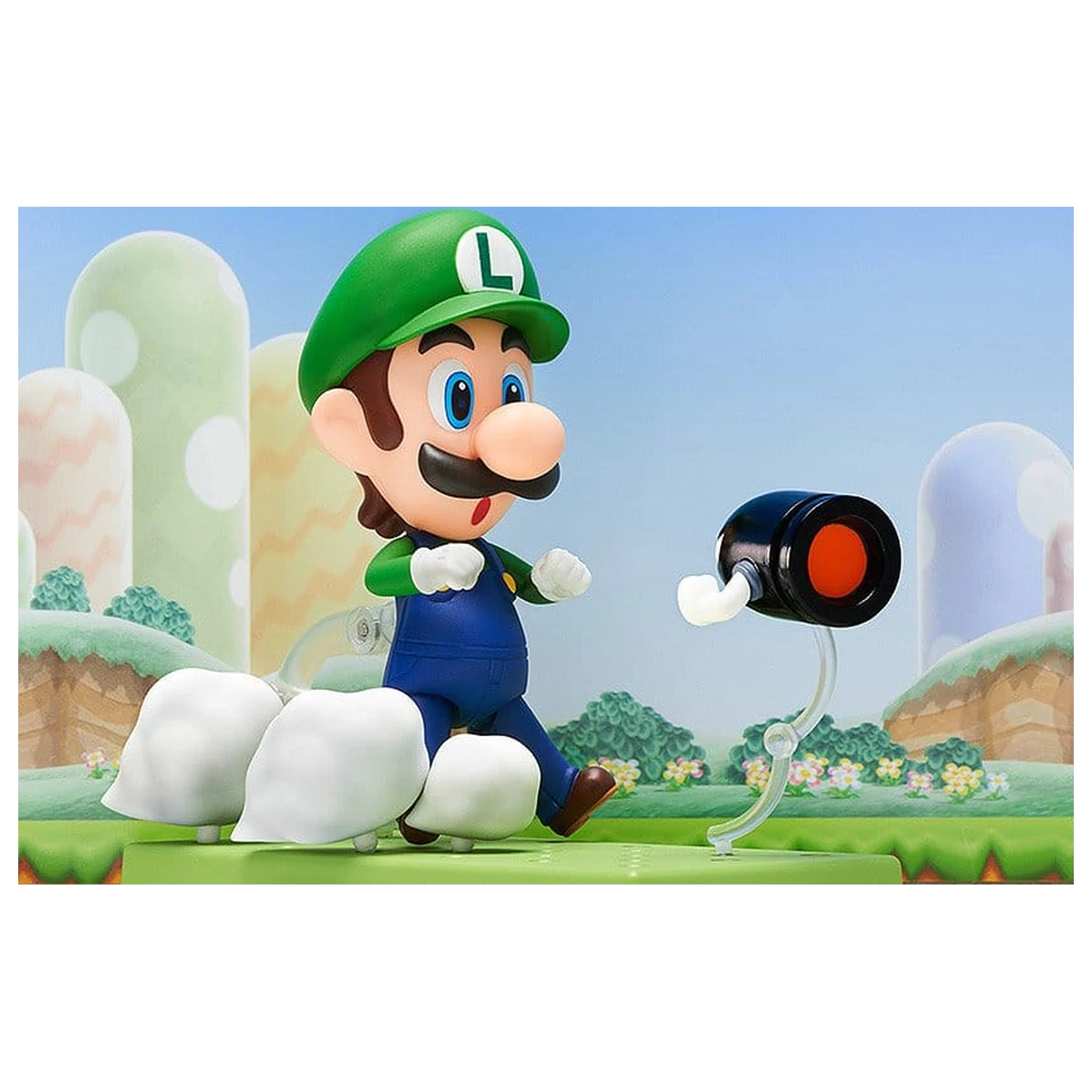 Super Mario Nendoroid akciófigura Luigi 10cm termékfotó
