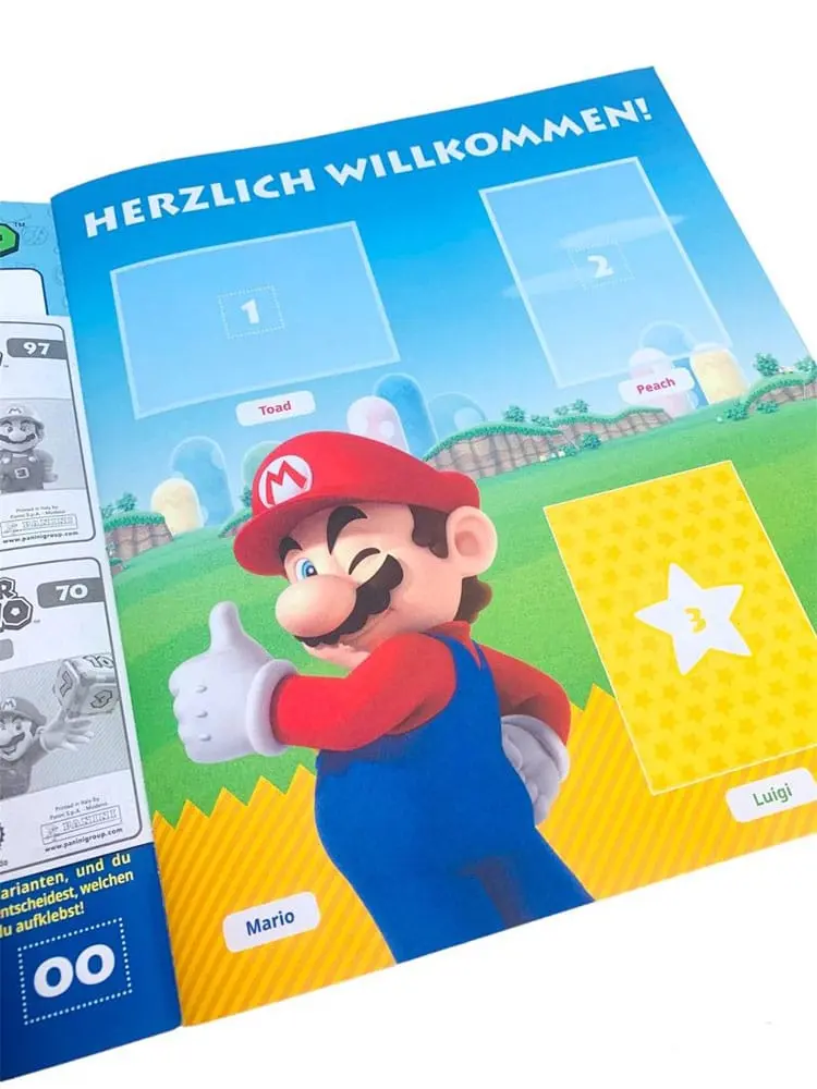 Super Mario Play Time Sticker Collection Sticker Album*German Version* termékfotó